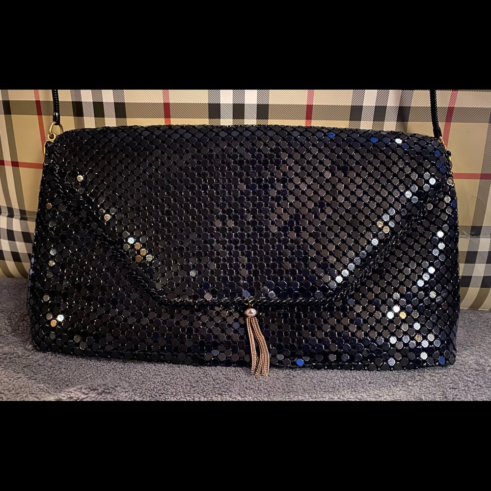 💃🏻Vintage 1980 Shiny Chainmail Metal Mesh Clutch💃🏻